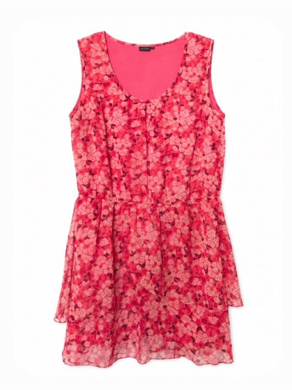 Bodyflirt Floral Sleeveless Midi Dress in Pink - Size Large/XLarge